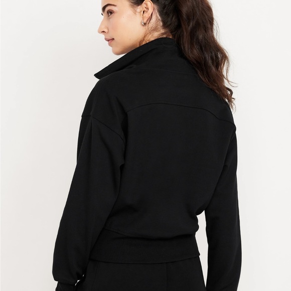 4x - Old Navy - Black - Fleece Quarter Zip - Picture 3 of 9